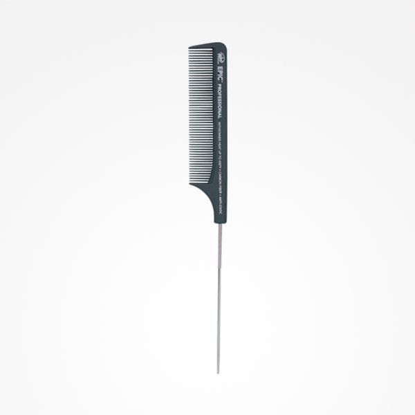 Pieptan Wet Brush Epic Professional Carbon Metal Tail Comb Black 736658946635